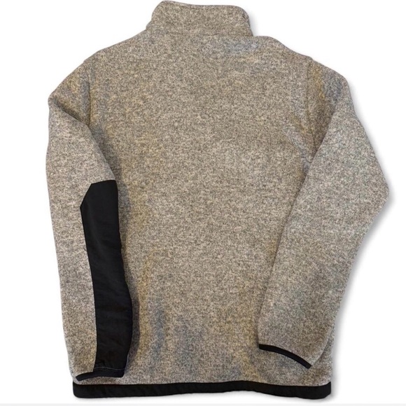 Burton Heather Gray and Black fleece full zip - Picture 2 of 6